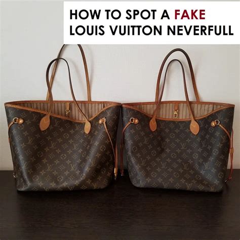 fake neverfull monogram bag vs real|never full bag.